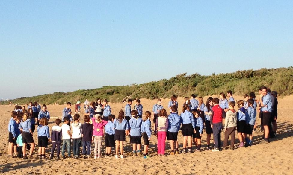 L’anno scout inizia dalla spiaggia
