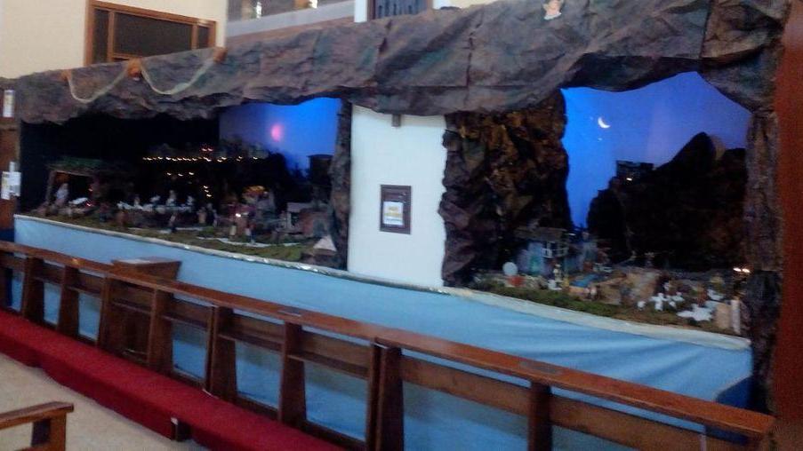 Nella chiesa un presepe da non perdere