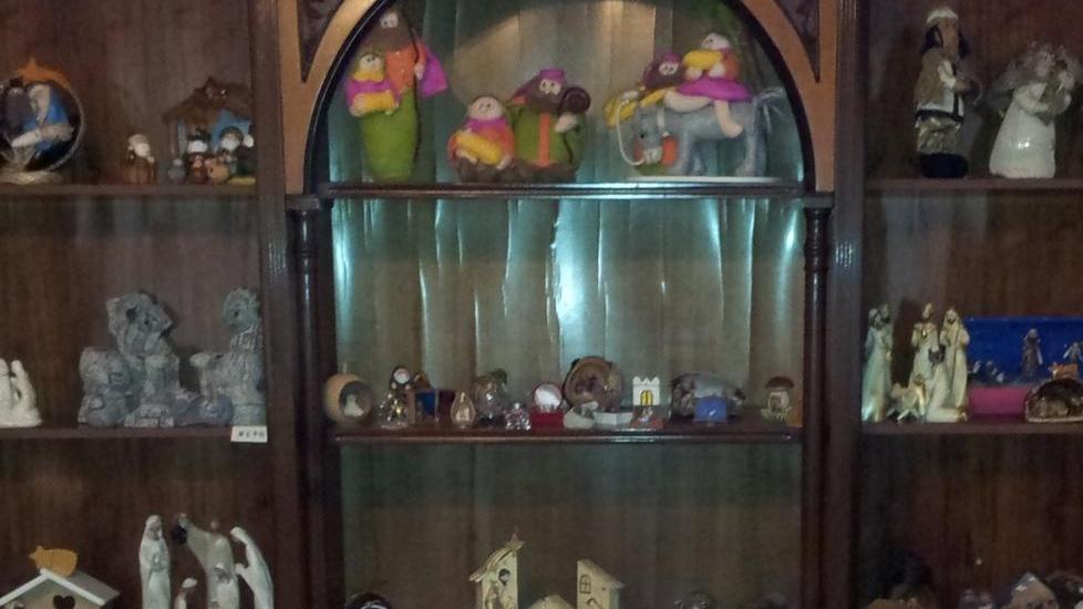 La sua collezione della Natività è arte