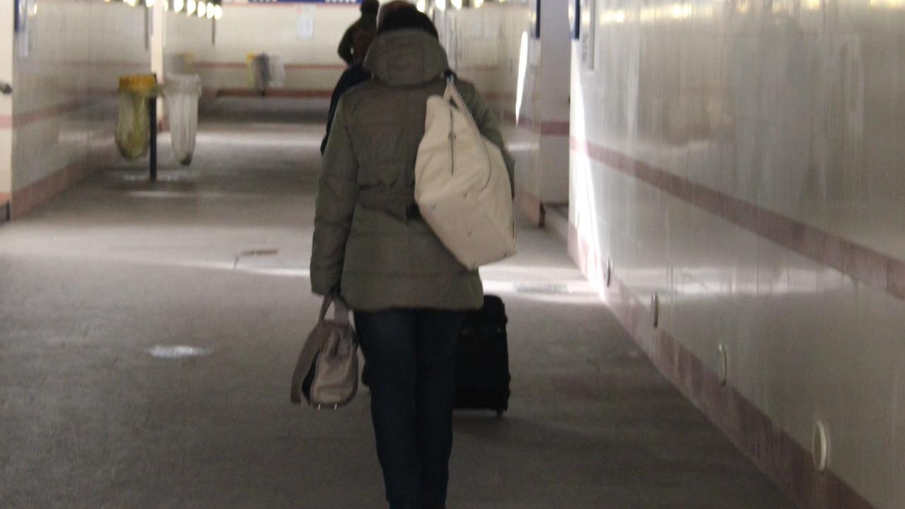 L'aggressione è avvenuta nel sottopasso (Repetti/Pentafoto)