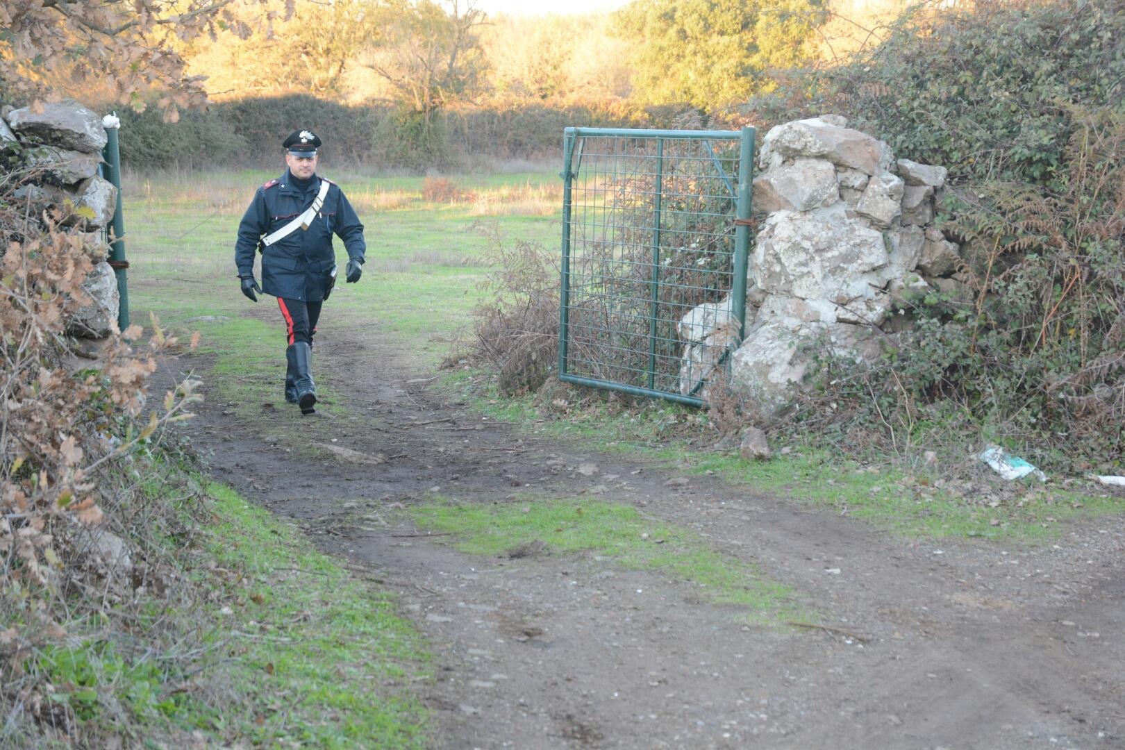 Il podere del tentato omicidio di padre e figlio nelle campagne di Scano Montiferro (foto Francesco Pinna)