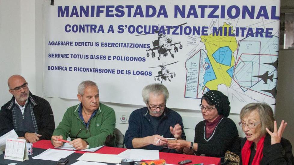 Mobilitazione a Cagliari per dire no alle servitù