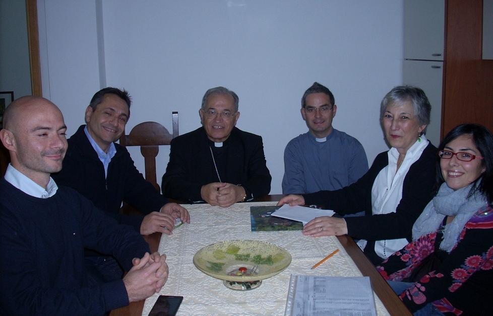 Il vescovo in visita alla casa di riposo San Giovanni Battista