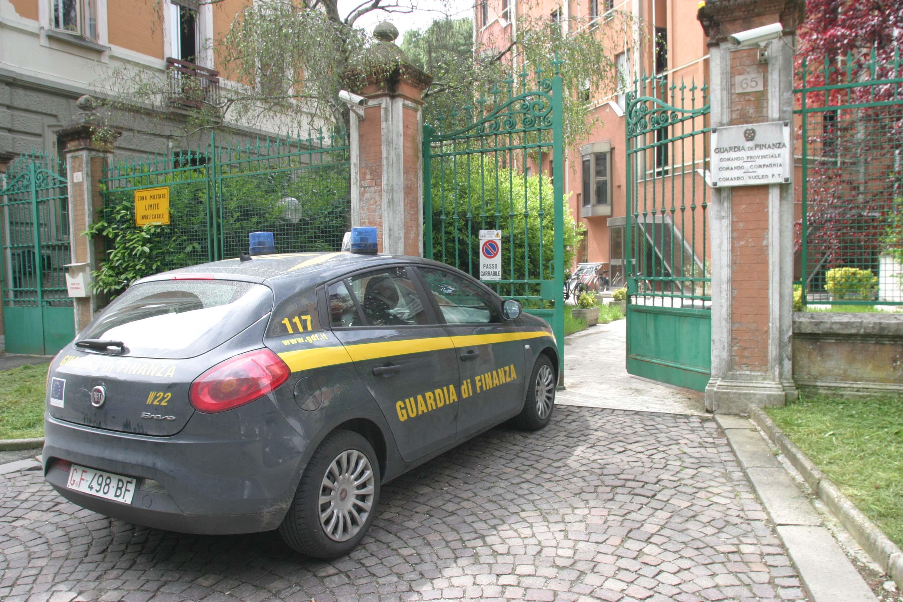 La sede della Guardia di finanza in città