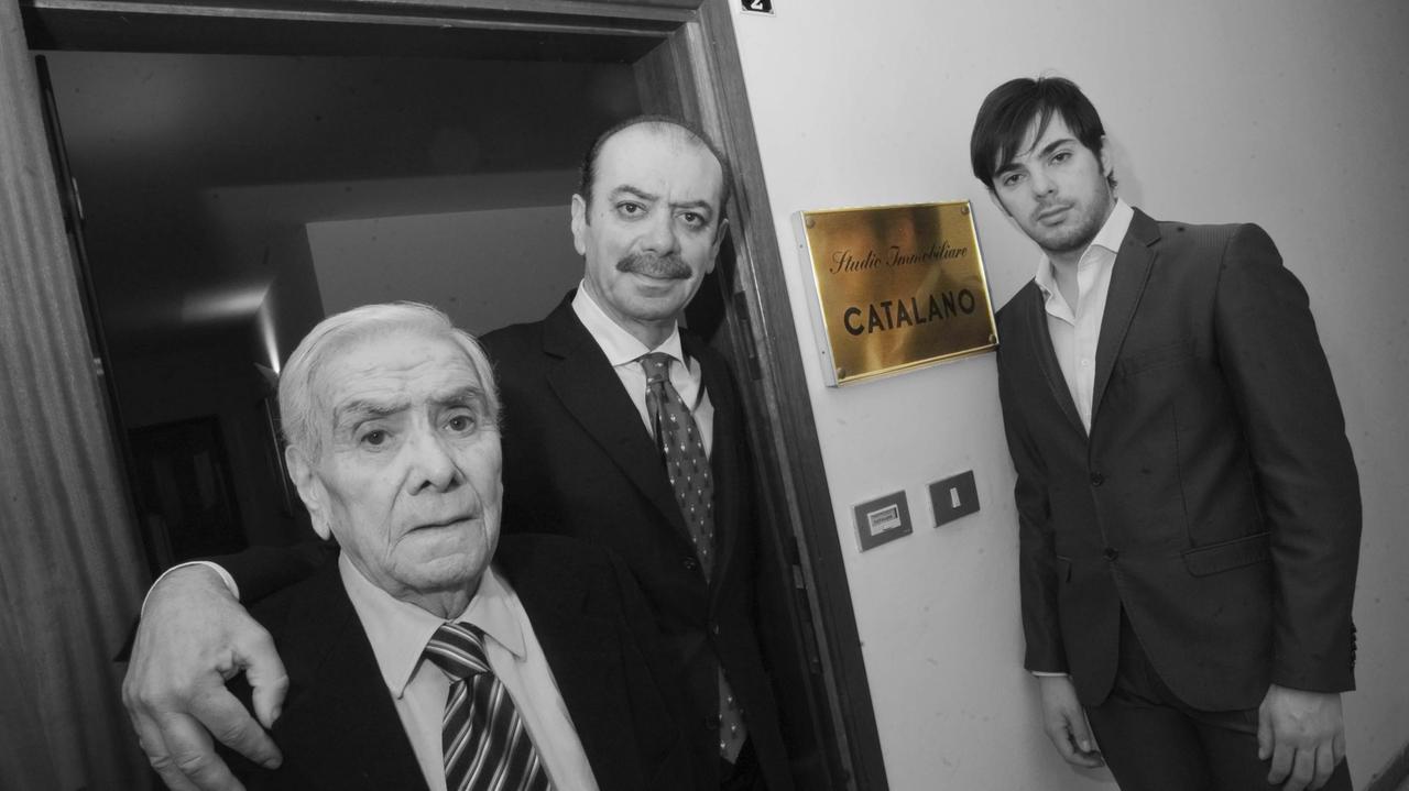 Le tre generazioni dei Catalano: nonno, figlio e nipote