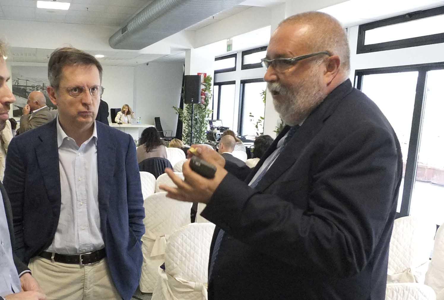 Il sindaco Filippeschi con Naldi di Corporacion