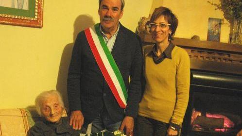 Festa grande per Anna, la più anziana del Comune