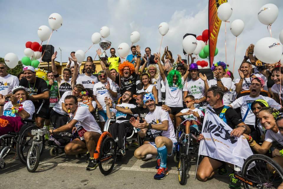 Un gruppo dei "Maratonabili"