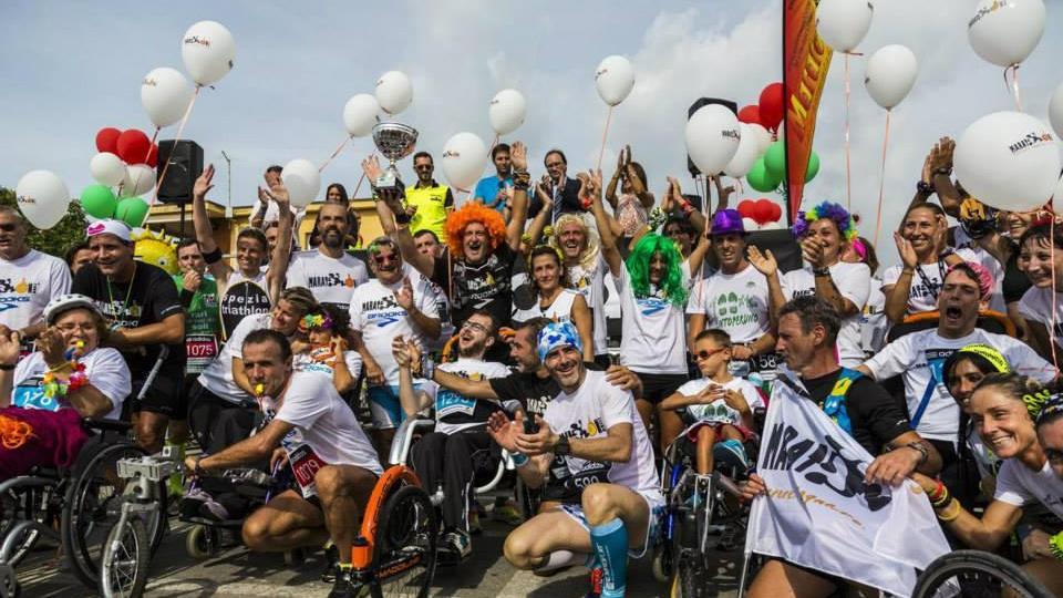 Un gruppo dei "Maratonabili"