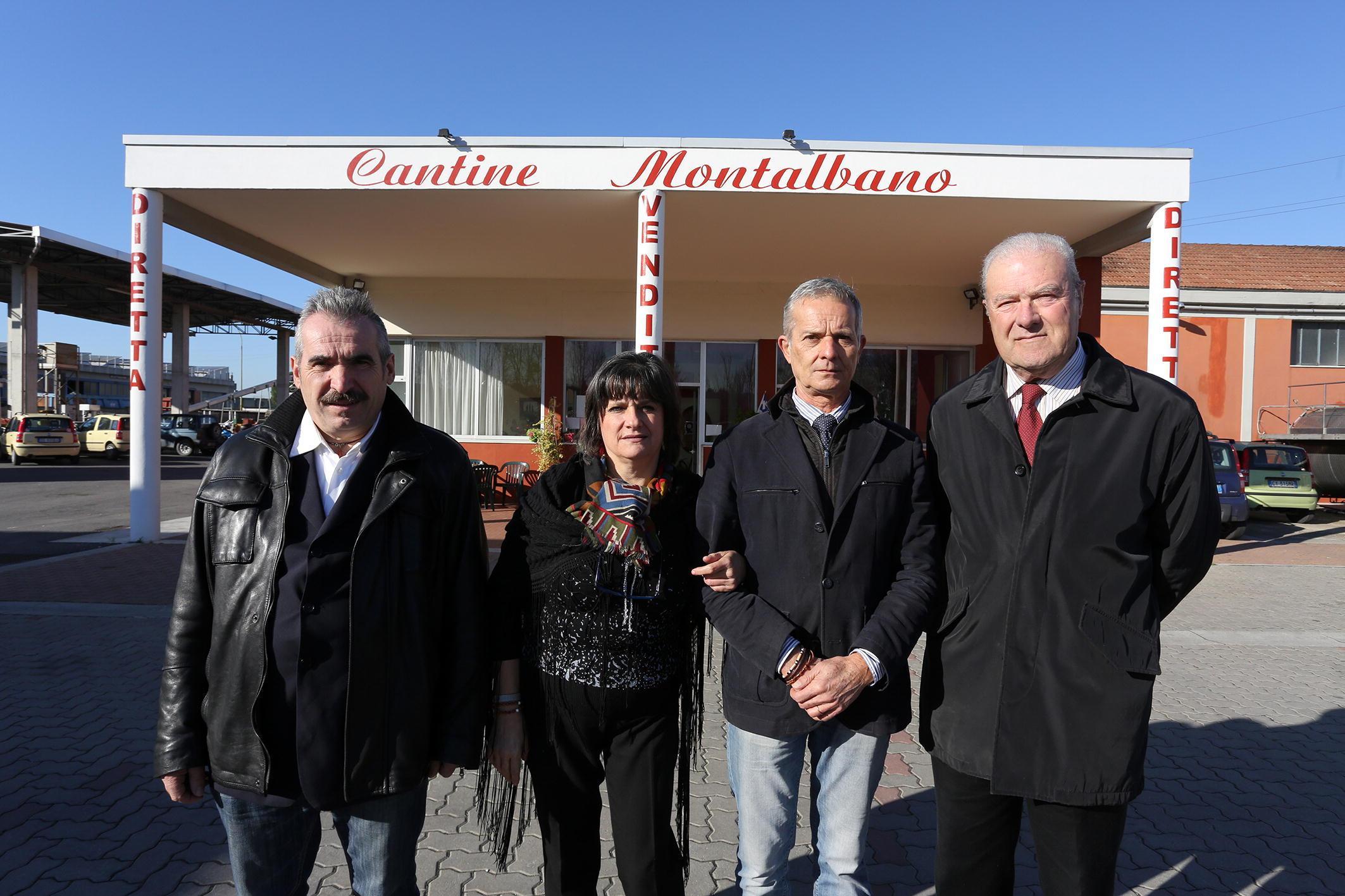 I rappresentanti delle cooperative agricole coinvolte nel progetto