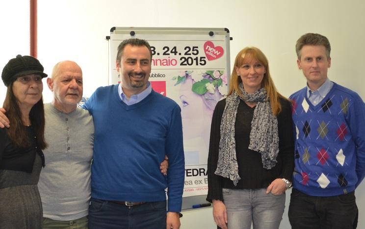  Da destra: Simone Balli, Enrica Cipriani, Alessandro Sensi, Paolo Mazzei e Paola Mazzei