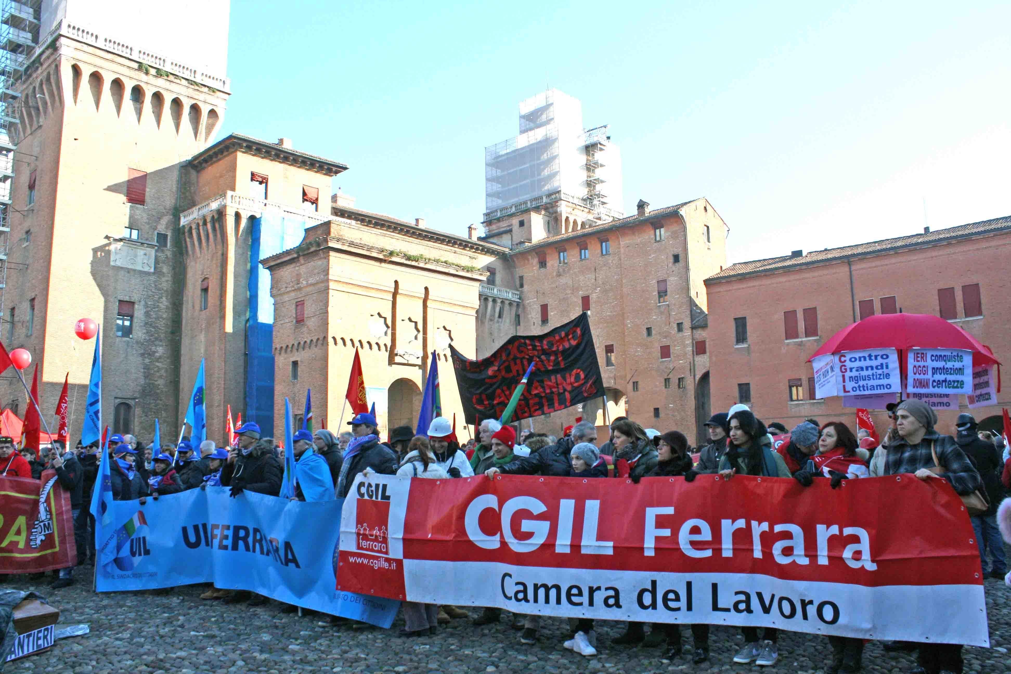 sciopero generale, cgil, uil