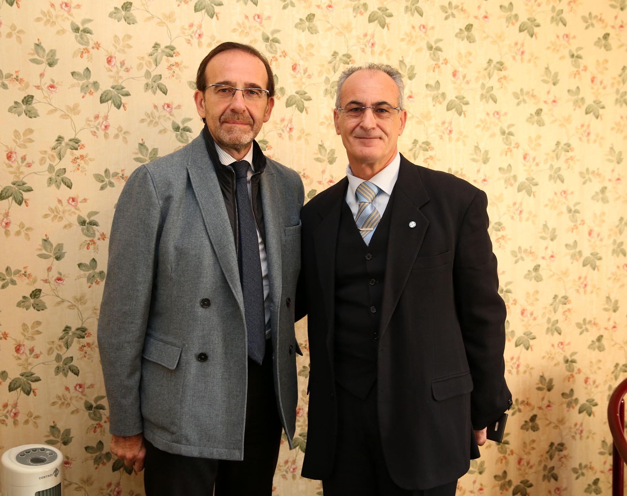 Massimiliano Massimi insieme al viceministro Riccardo Nencini