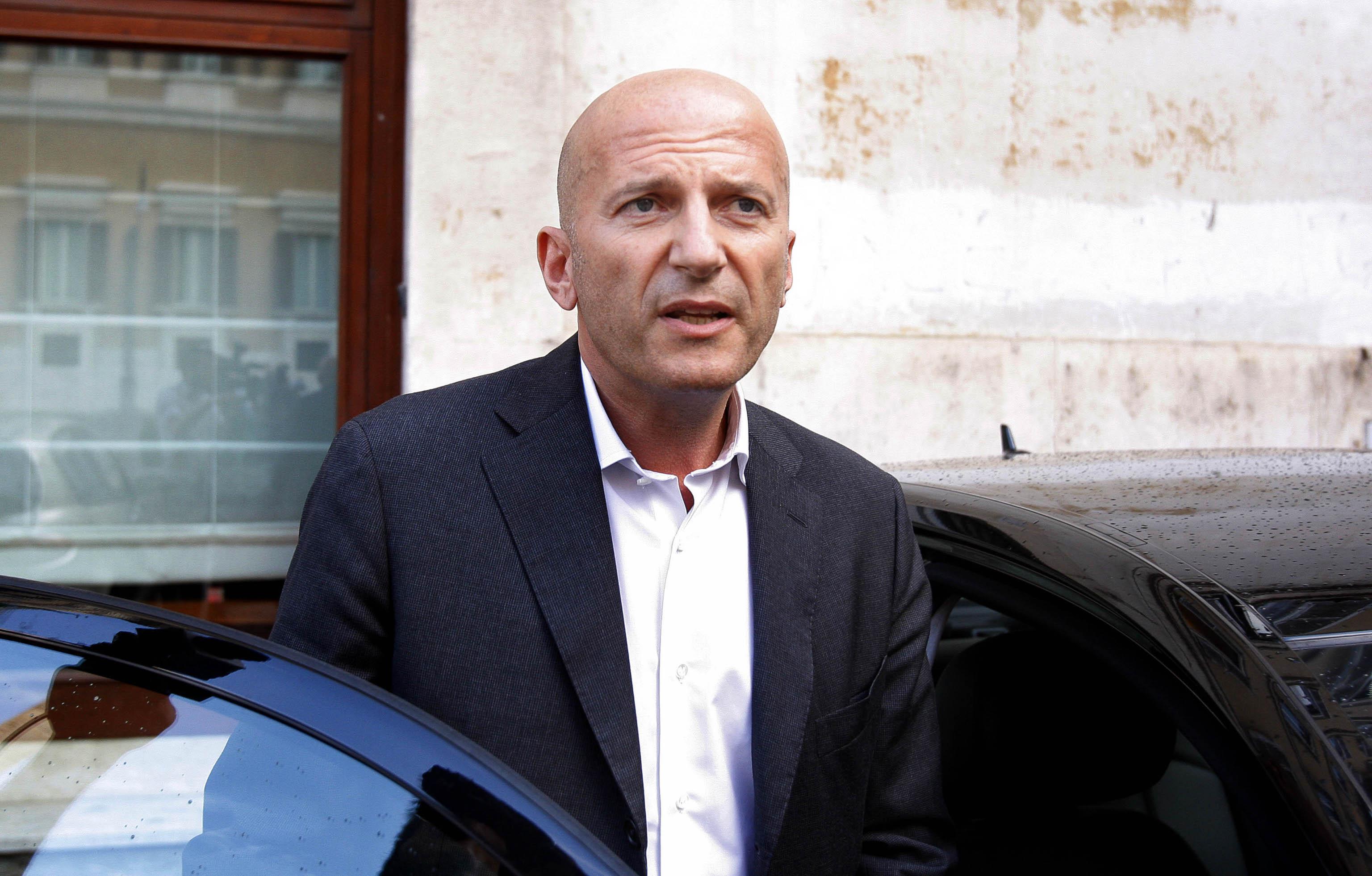 Augusto MInzolini, ex direttore del Tg1 e ora senatore di Forza Italia