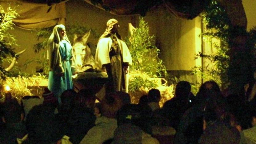 Con la Cometa c’è il presepe vivente