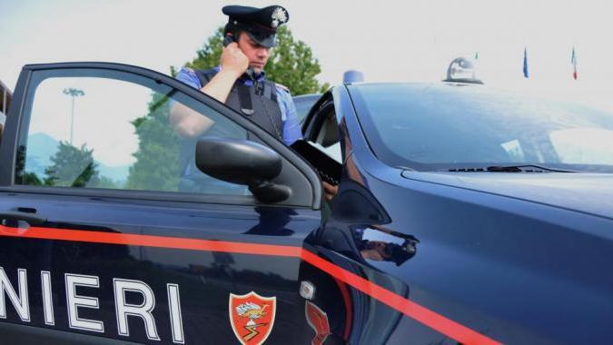 Una pattuglia dei carabinieri