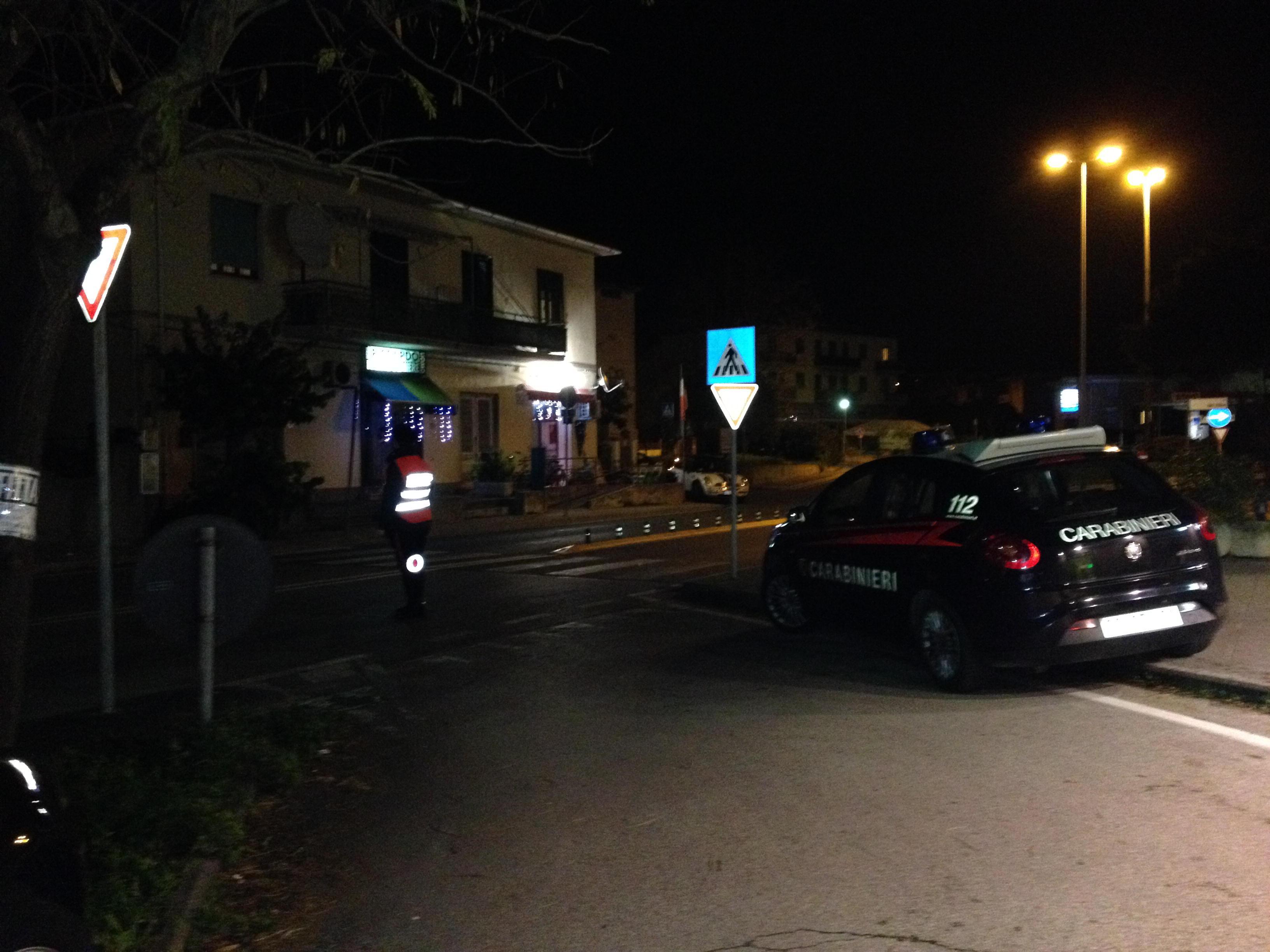 I rilievi dei carabinieri