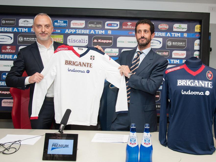 Profumo di Brigante sulle maglie del Cagliari 