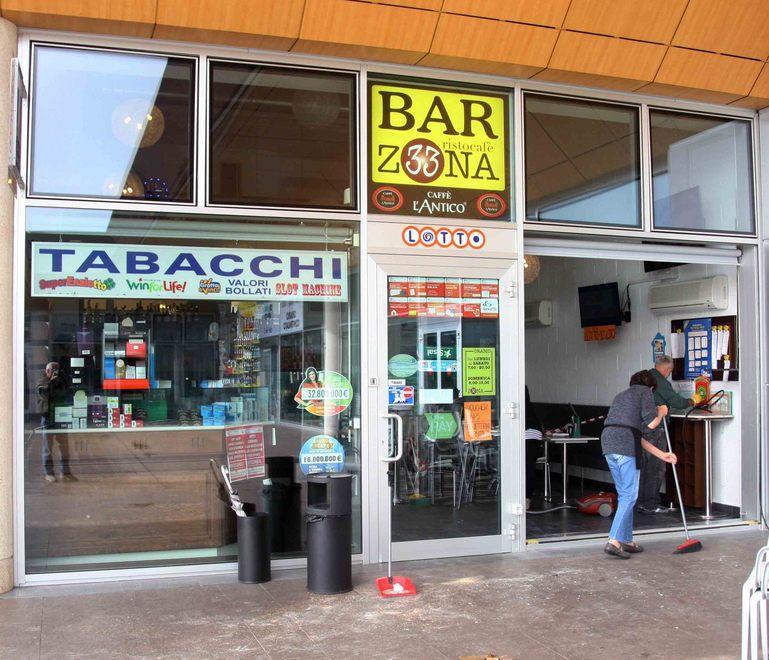 Fallisce il furto al bar-tabaccheria 