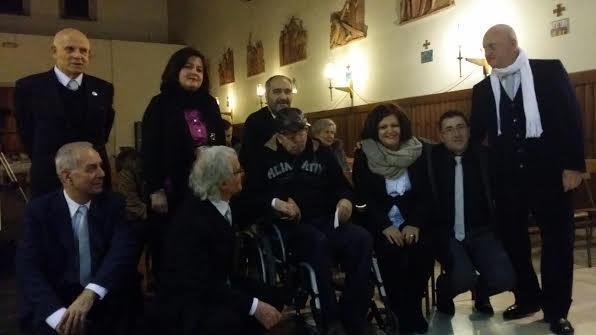 Francesco Nuti insieme al Gruppo Musicisti Pratesi