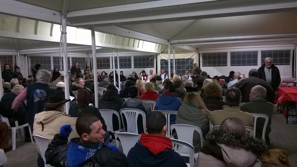 Messa di Natale per i senzatetto alla stazione