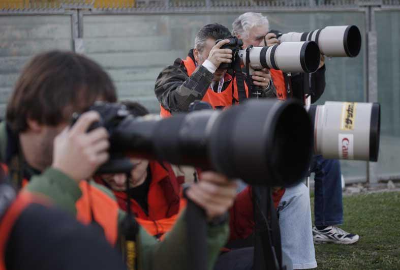 Fotografi al lavoro
