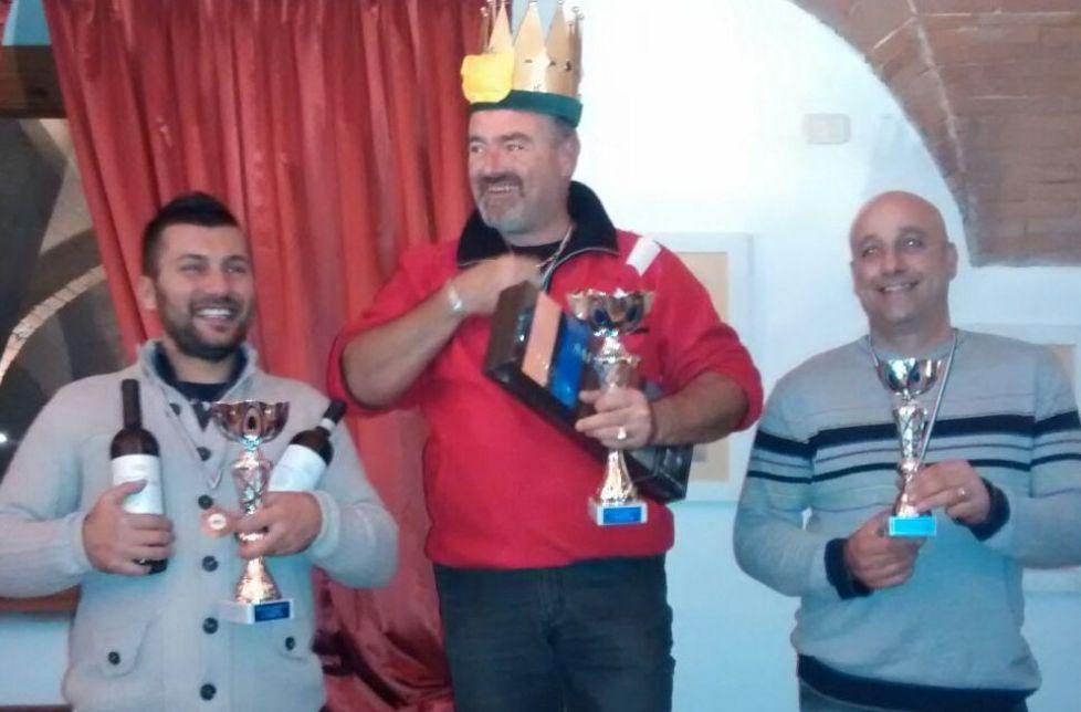 Diego Buccelli con la corona di Re del Tortello 2014