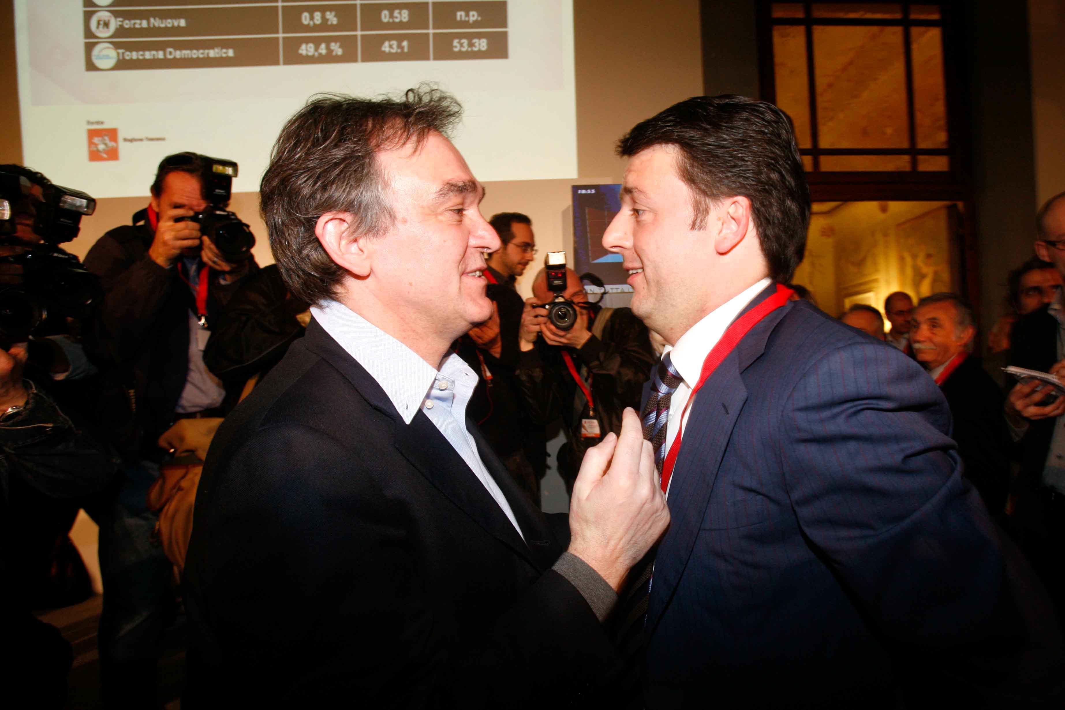 Enrico Rossi e Matteo Renzi