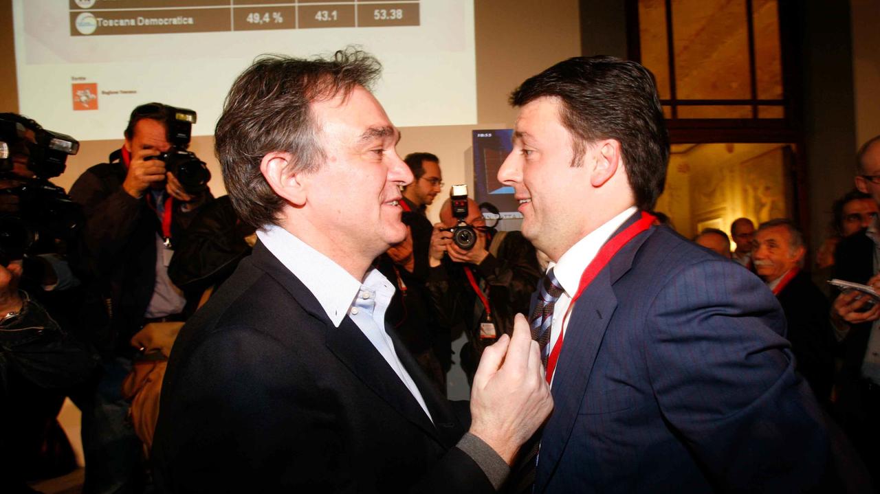 Enrico Rossi e Matteo Renzi