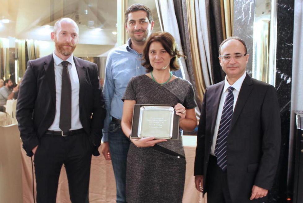 Il premio Ecolamp al gruppo Fornaciari
