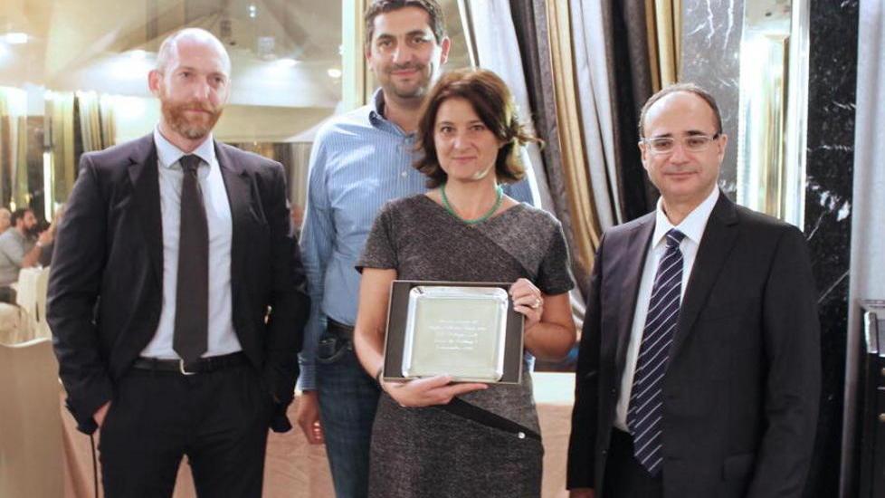 Il premio Ecolamp al gruppo Fornaciari