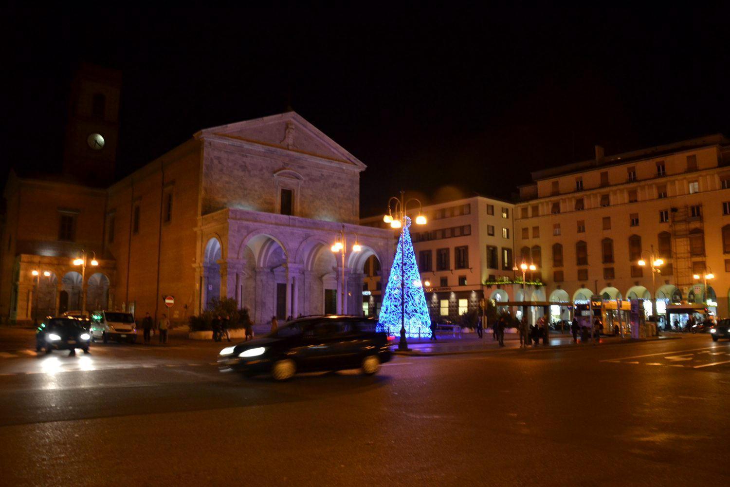 L'albero di Natale dello scorso anno