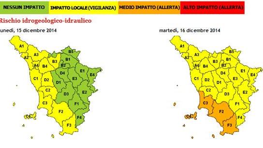 Pioggia e temporali, ancora un'allerta meteo