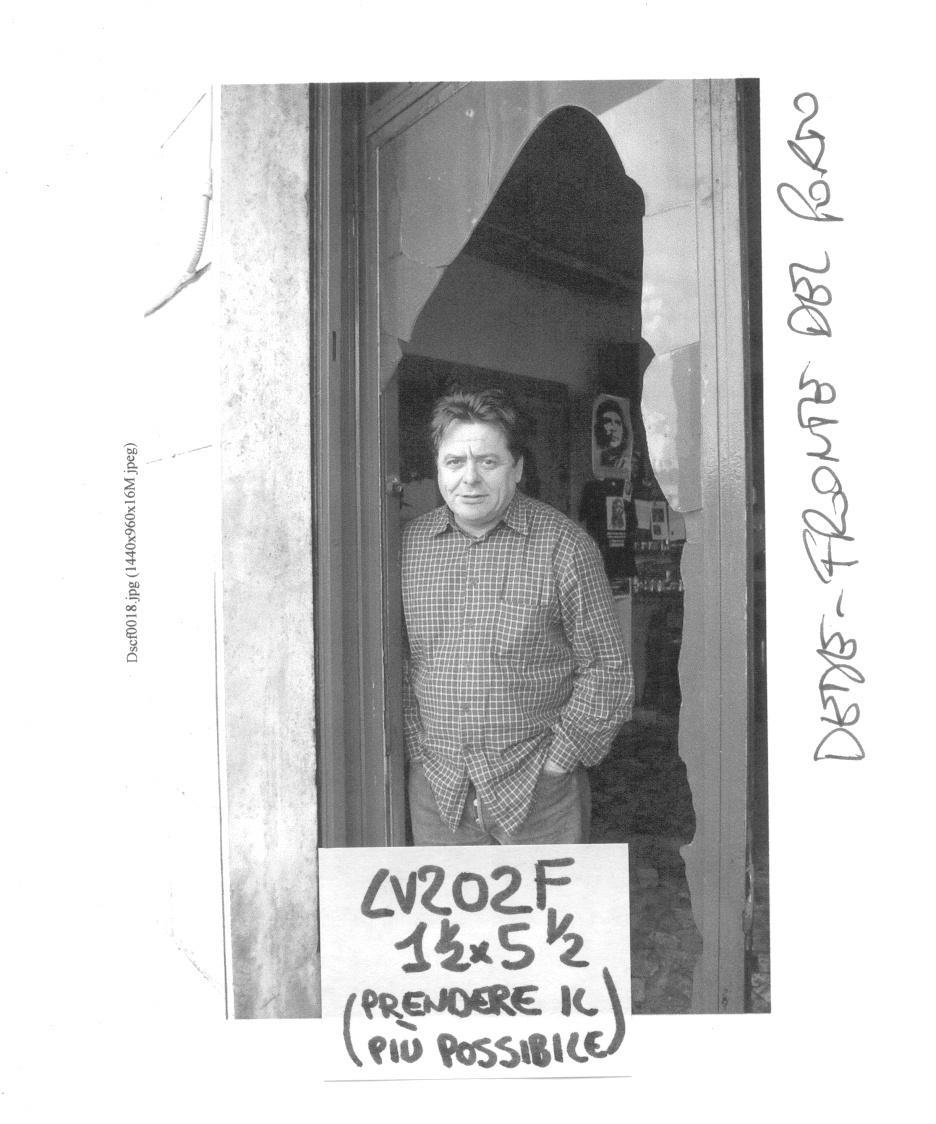 Un bel primo piano di Daniele "Dede" Vecciani di qualche anno fa