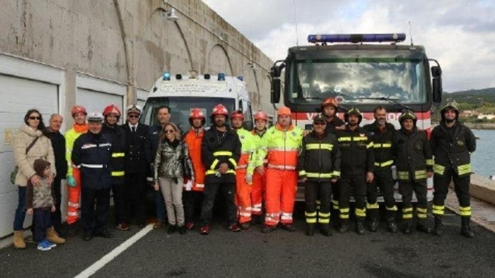 Incendio a bordo di una barca