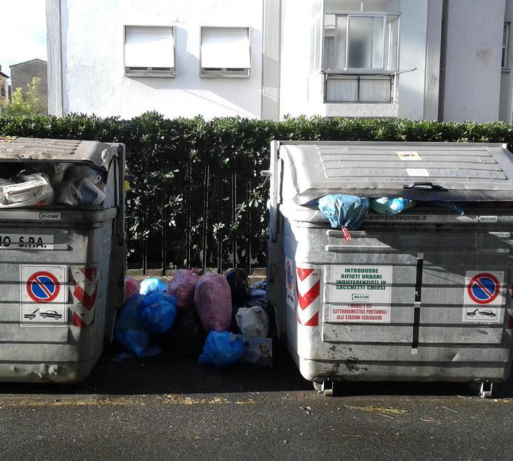 Cassonetti strapieni e nessuno li vuota 