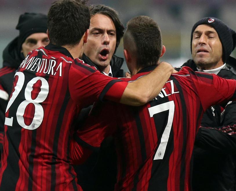 Un gol per tempo, il Milan ride 