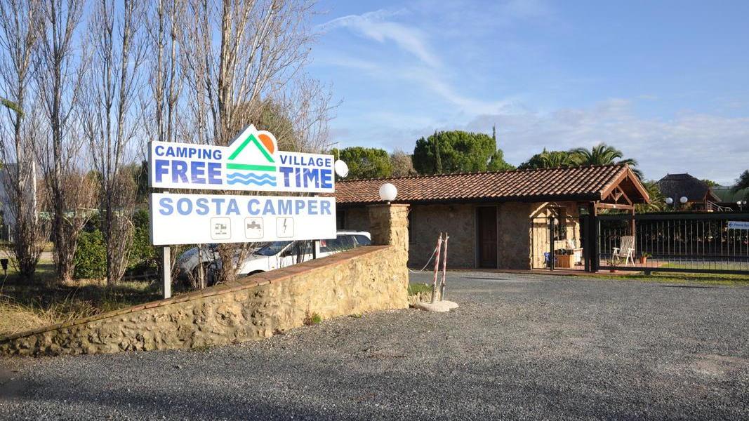 Il campeggio Free Time a Marina di Bibbona