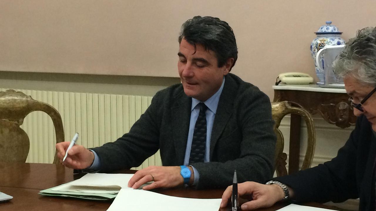 Il presidente della Provincia, Stefano Baccelli