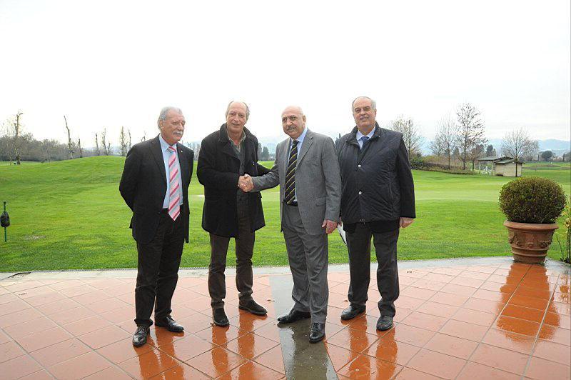 Da sinistra Gianmario Bacca, Gabriele Moretti, Michele Chisena e Riccardo Orlandi