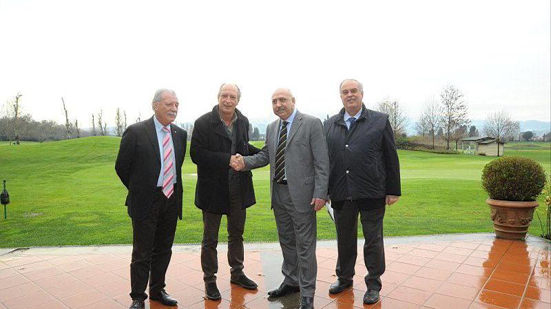 Da sinistra Gianmario Bacca, Gabriele Moretti, Michele Chisena e Riccardo Orlandi