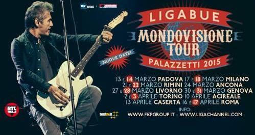 Ligabue, sold out per le nuove date: Mondovisione raddoppia 