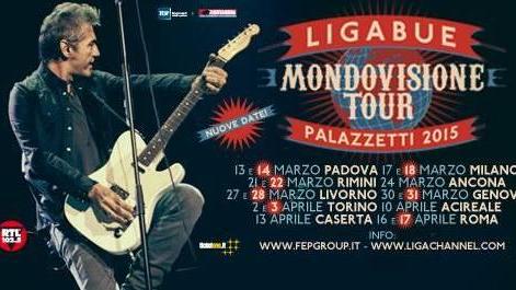 Ligabue, sold out per le nuove date: Mondovisione raddoppia