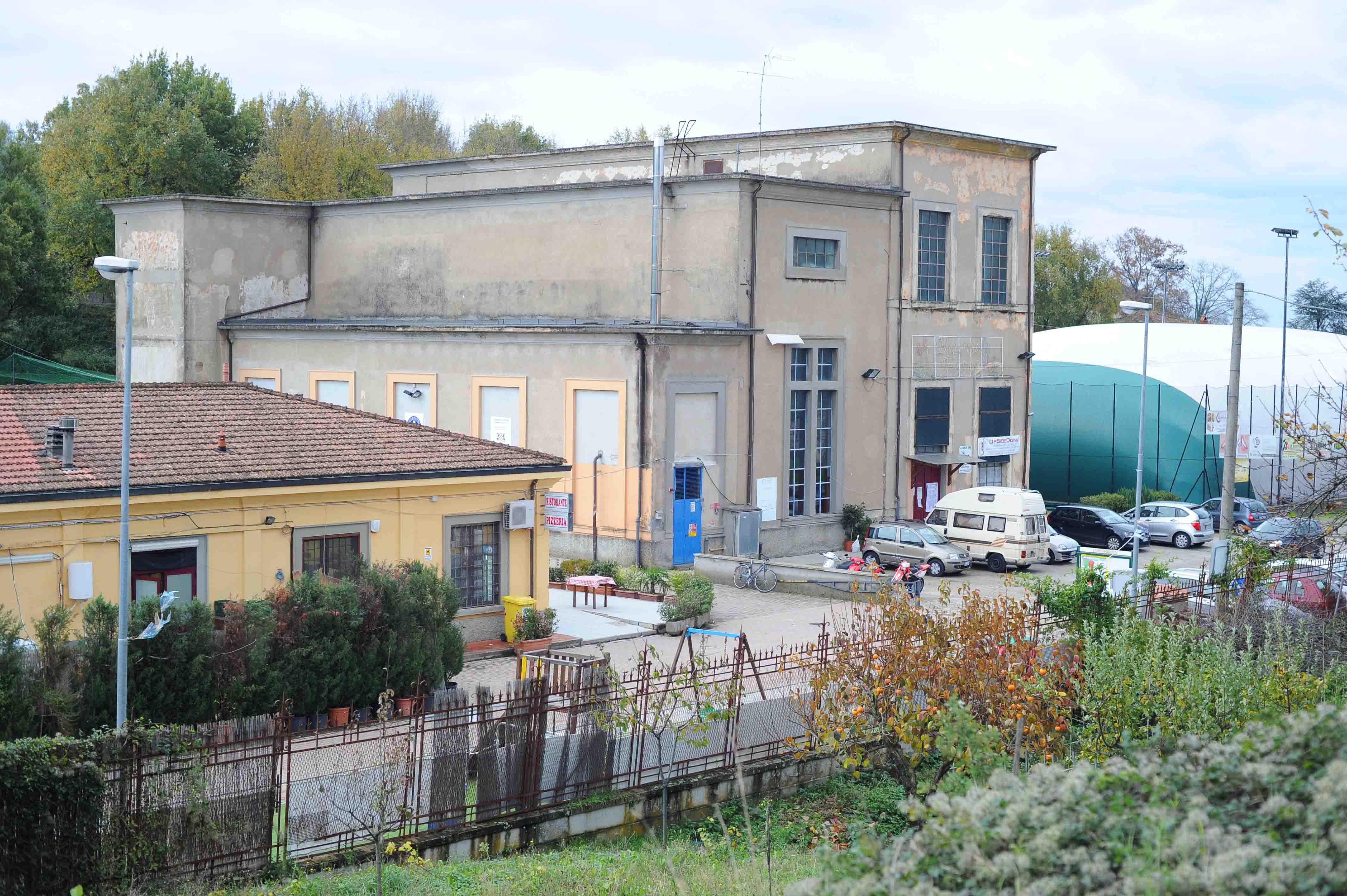 La zona degli impianti sportivi del Legno Rosso, a Capostrada (foto Gori)