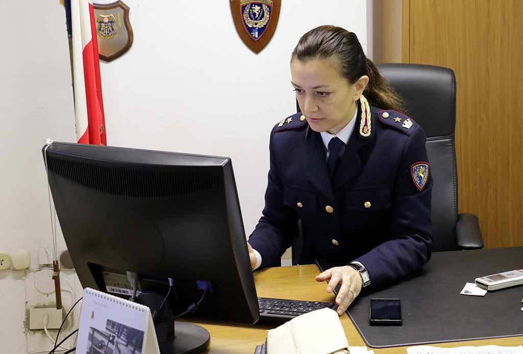 Il comandante della polizia stradale