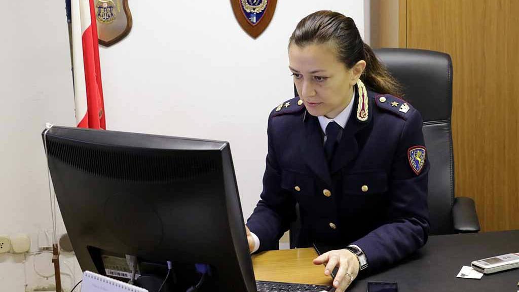 Il comandante della polizia stradale