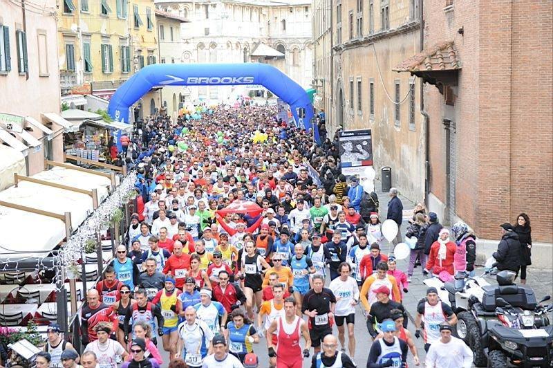 Una precedente edizione di Pisa Marathon