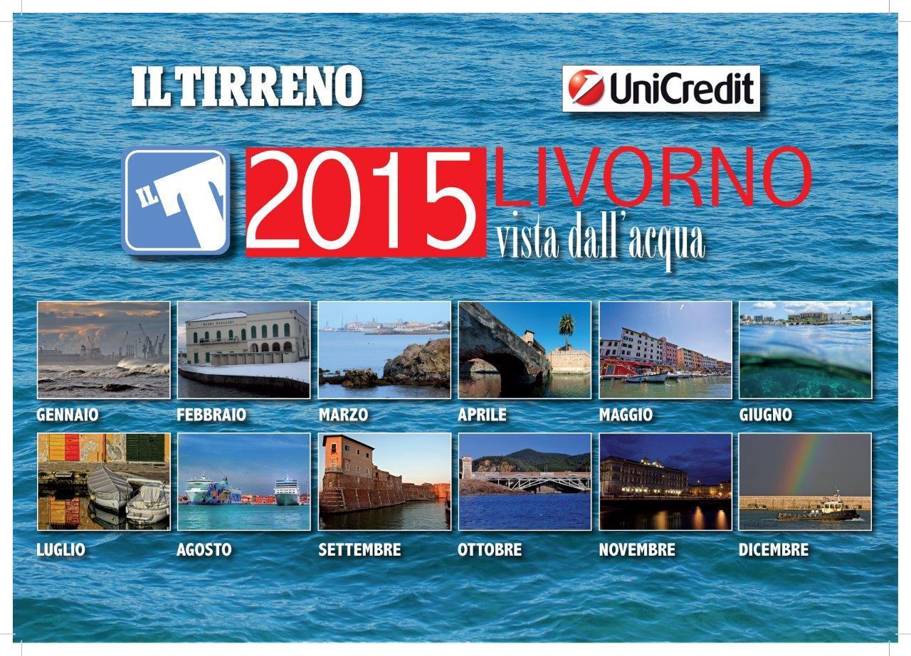 La copertina del calendario 2015 del Tirreno