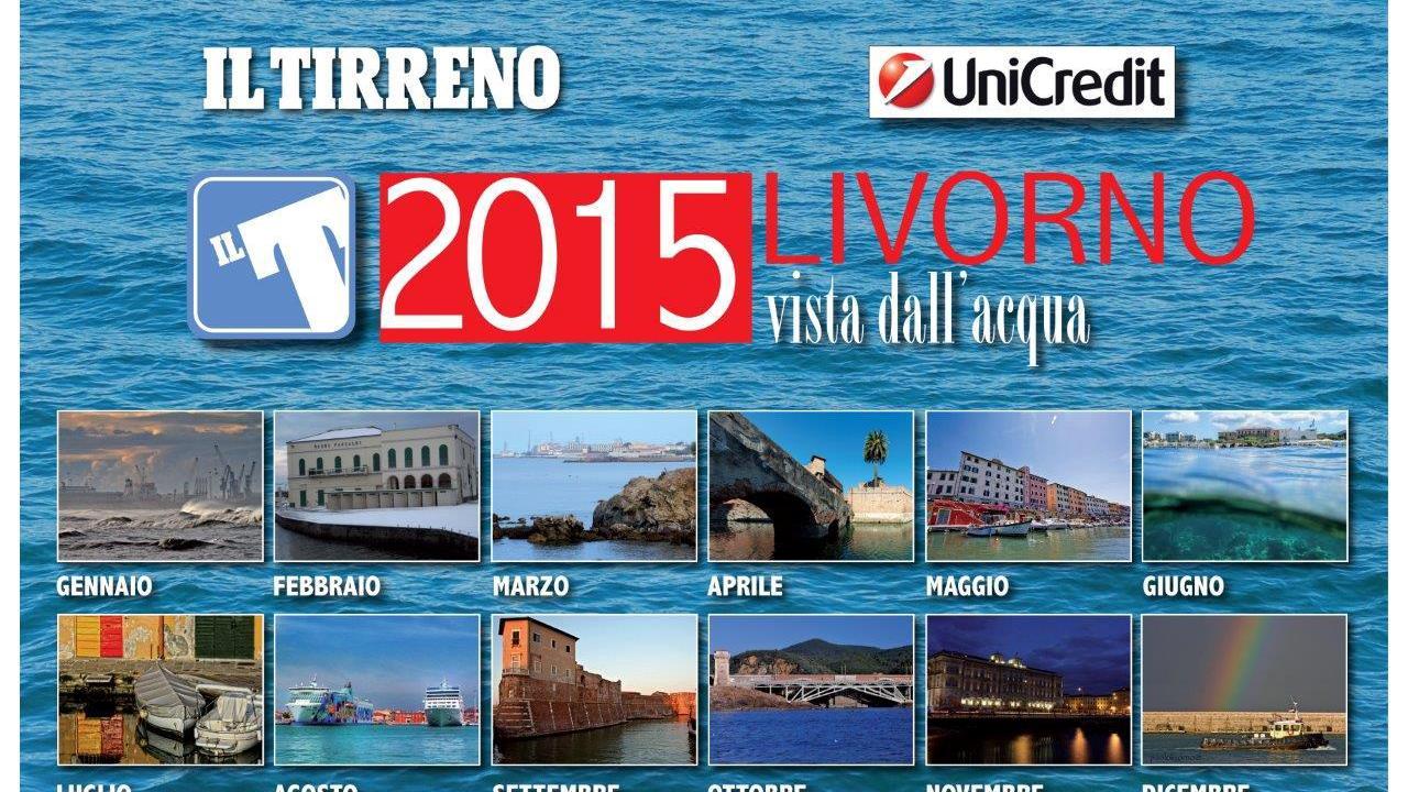 La copertina del calendario 2015 del Tirreno