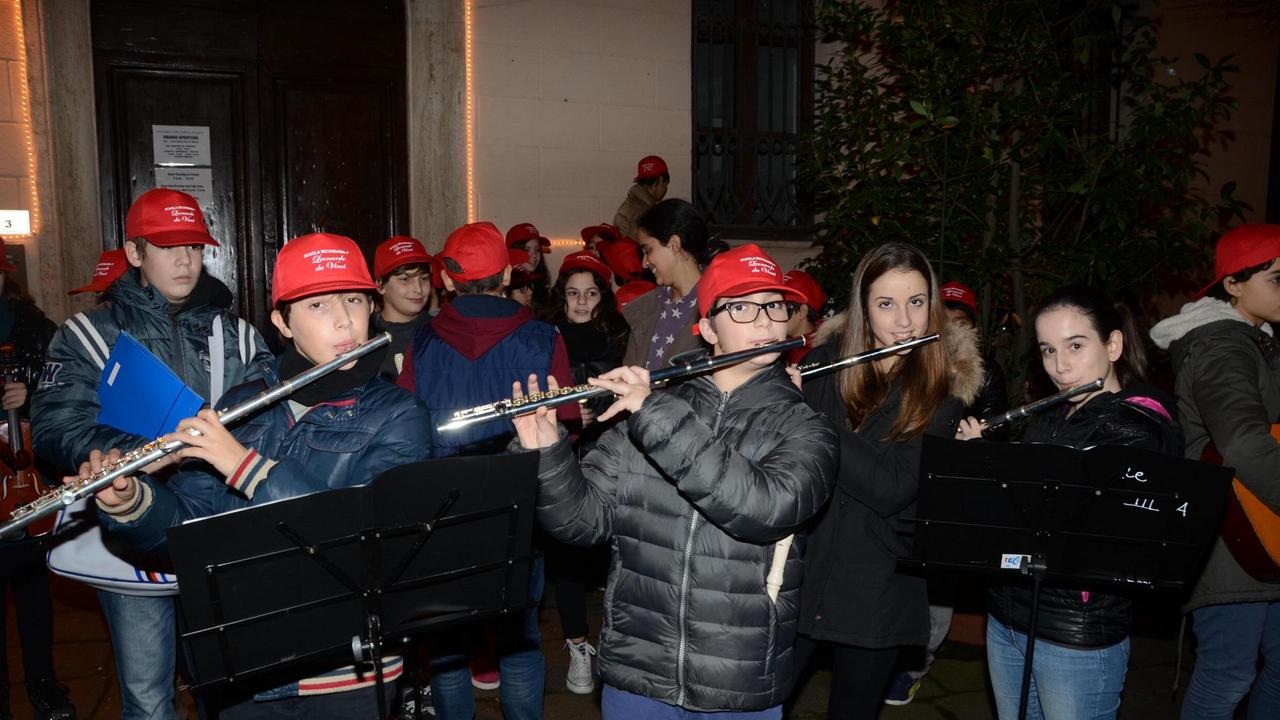 Gli archi dell'Orchestrada (foto Agenzia Bf)